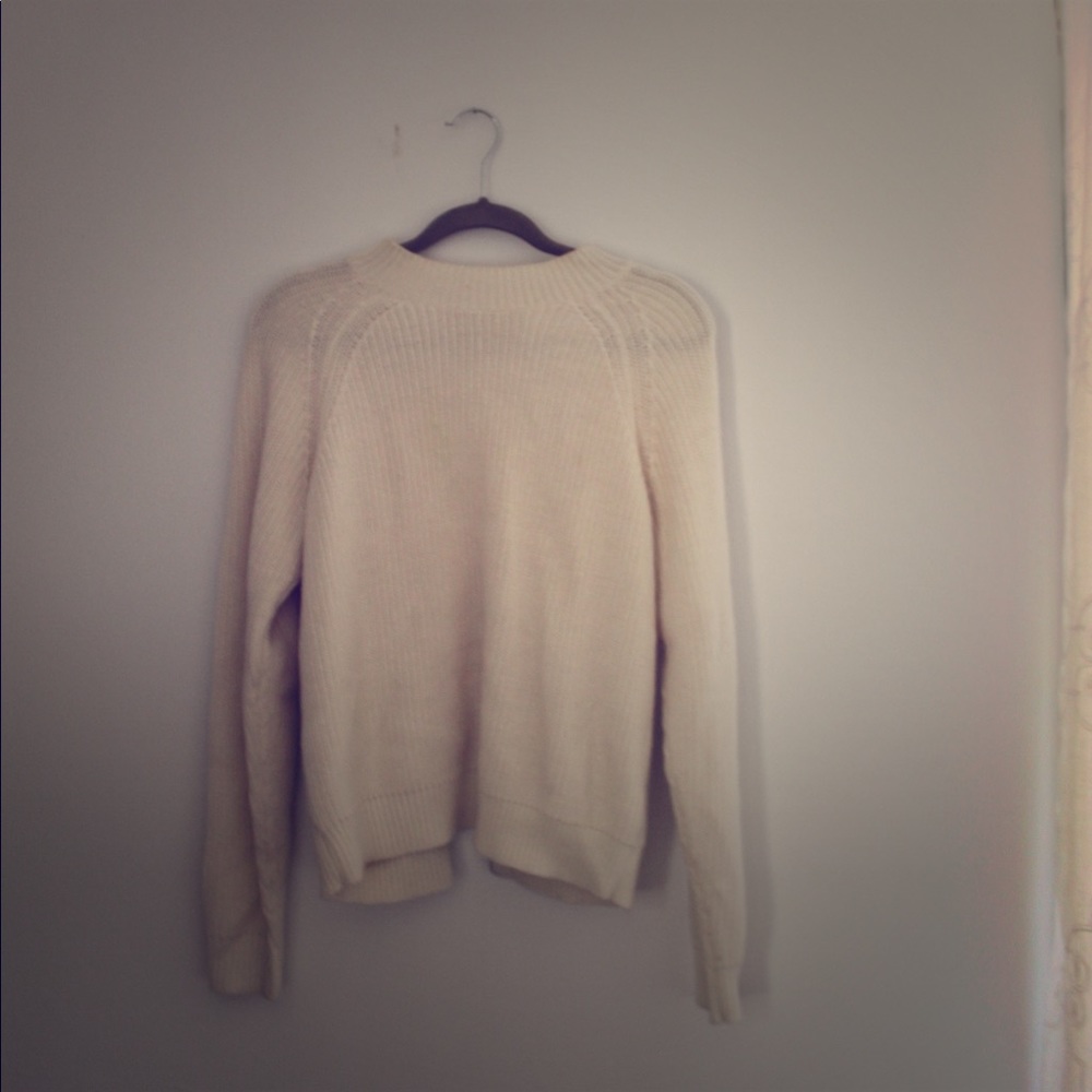 Sweater with open back